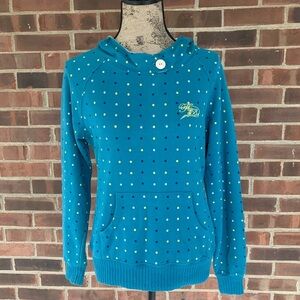 Fly53 polka dot cotton sweatshirt hoodie
